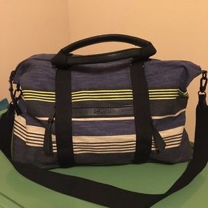 Splendid  Striped  Canvas 20'' Duffel Bag